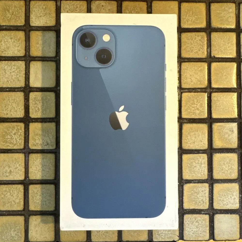 Apple iPhone 13 Blue - Empty BOX ONLY-No Accessories No Phone Box Only